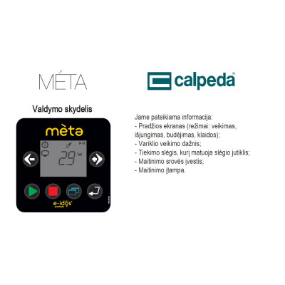 Slėgio kėlimo stotelė Calpeda META - 5