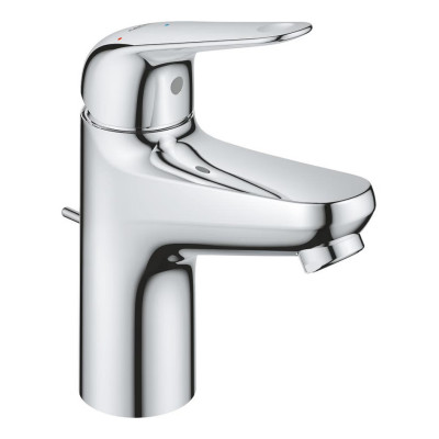 Praustuvo maišytuvas Grohe Swift 2023 S, SilkMove ES, su „Click“ dugno vožtuvu, chromuota