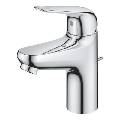Praustuvo maišytuvas Grohe Swift 2023 S, SilkMove ES, su „Click“ dugno vožtuvu, chromuota