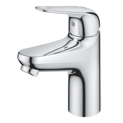 Praustuvo maišytuvas Grohe Swift 2023 S, SilkMove ES, su „Click“ dugno vožtuvu, chromuota