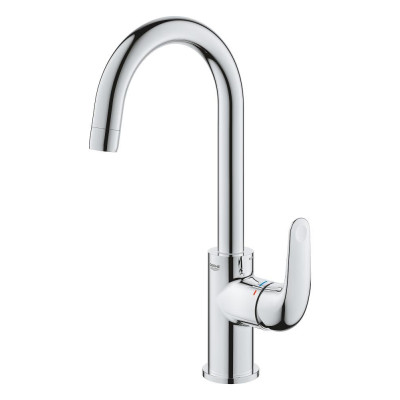 Virtuvės maišytuvas Grohe Swift 2023 L, su šonine svirtimi ir „Pop-Up“ dugno vožtuvu, chromuota