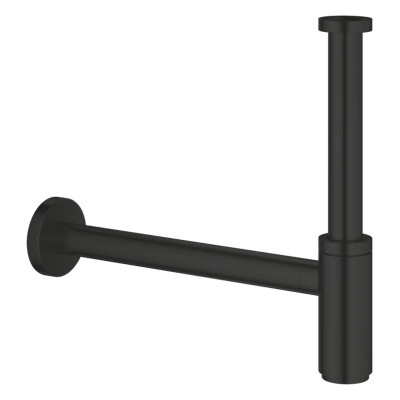 Praustuvo sifonas Grohe, 1 1/4", 295032430, juodas matinis