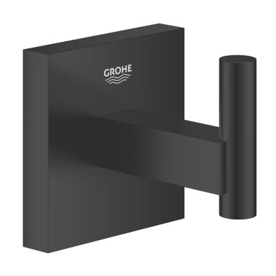 Kabliukas Grohe Start Cube, juodas matinis