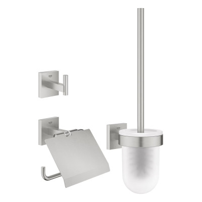 Vonios aksesuarų rinkinys Grohe Start Cube, 3-in-1, chromas