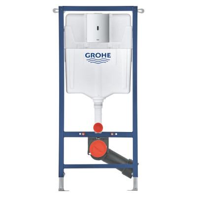 Potinkinis rėmas Grohe Solido 3in1 su Tectron Bau E juodu sensoriniu klavišu
