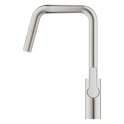 Virtuvės maišytuvas Grohe Start Touch L, U formos su ištraukiama galvute ir elektroniniu jutikliu, chromas