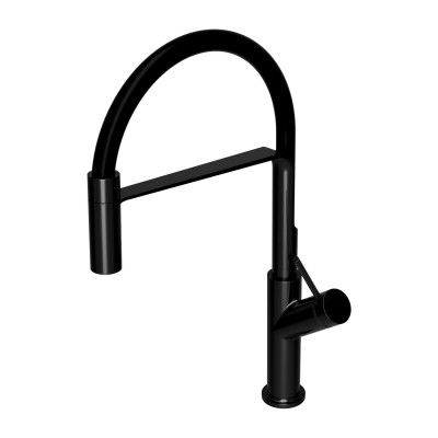 Maišytuvas Omnires Vita VI6350BLBL, Pusiau matinė juoda