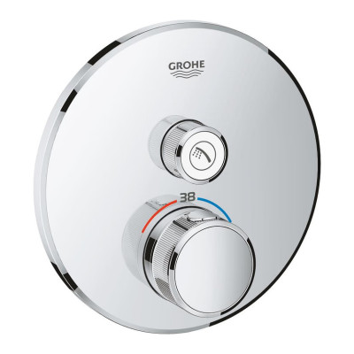Potinkinis dušo maišytuvas Grohe Grohtherm SmartControl, su termostatu, chromas