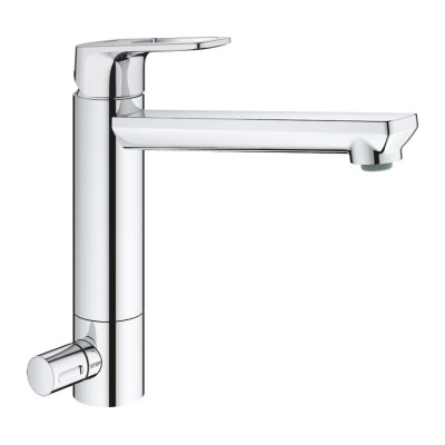 Plautuvės maišytuvas Grohe BauLoop su uždarymo vožtuvu, chromas