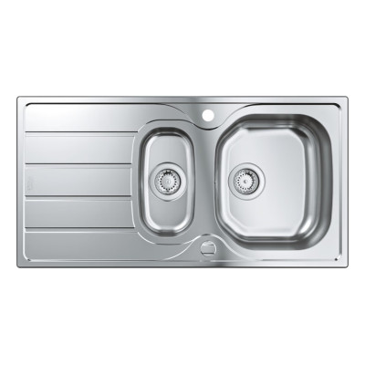 Nerūdijančio plieno plautuvė Grohe K200, nerūd. plienas