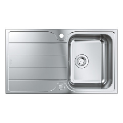 Nerūdijančio plieno plautuvė Grohe K500 86/50, nerūd. plienas