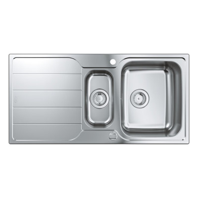 Nerūdijančio plieno plautuvė Grohe K500 97/50, nerūd. plienas