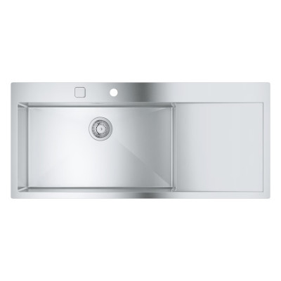 Nerūdijančio plieno plautuvė Grohe K1000 116/52, nerūd. plienas