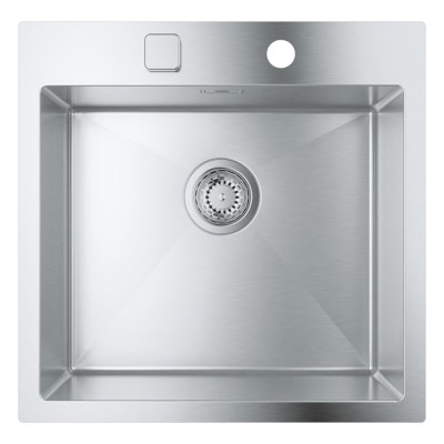 Nerūdijančio plieno plautuvė Grohe K800 51,8/56, nerūd. plienas