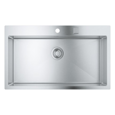Nerūdijančio plieno plautuvė Grohe K800 84,6/56, nerūd. plienas