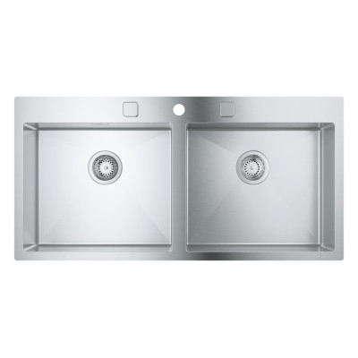 Nerūdijančio plieno plautuvė Grohe K800 102,4/56, nerūd. plienas