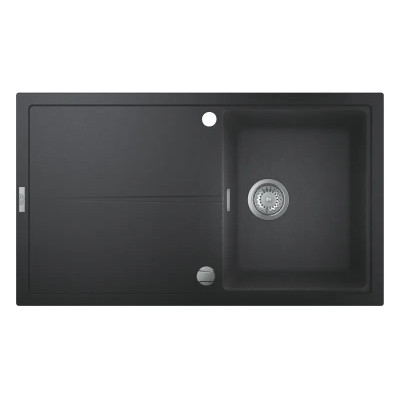 Kompozitinė plautuvė Grohe K400 86/50, juoda