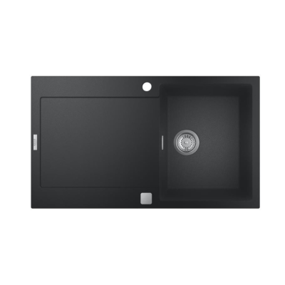Kompozitinė plautuvė Grohe K500 86/50, juoda