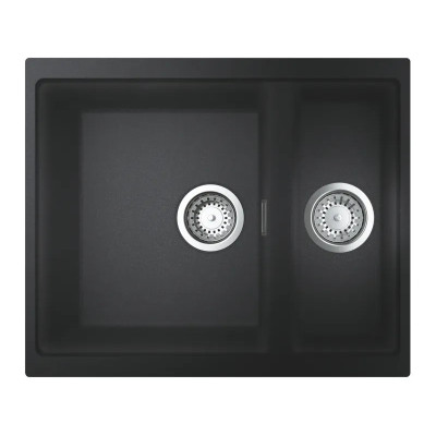 Kompozitinė plautuvė Grohe K500 55,5/46, juoda