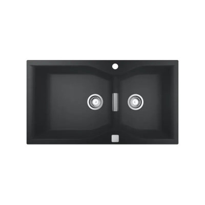 Kompozitinė plautuvė Grohe K700 90/50, juoda