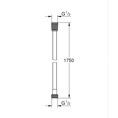 Dušo žarna Grohe Silverflex 175 cm, chromas - 2