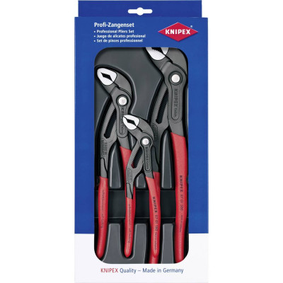 Replių Knipex COBRA rinkinys (180, 250, 300 mm) 00 20 09 V02