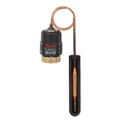 Termostatinis elementas QT, 35°C-50°C, DN 10-20