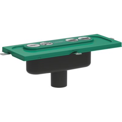 Latakas HG uBox universal Min.H75mm, d50, su „Dryphon“ 1 l/s, vertikalus išbėgimas