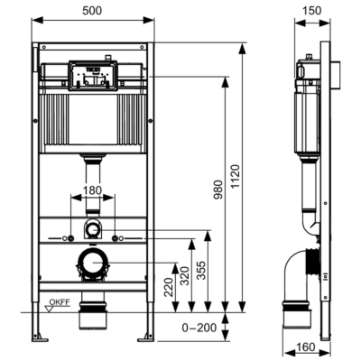 TECEbase rėmas 9400414 TECEbase rėmas 9400414