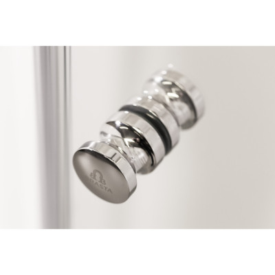 Dušo kabina Brasta Glass NORA 879-884x879-884x2000 raštinis stiklas - 5