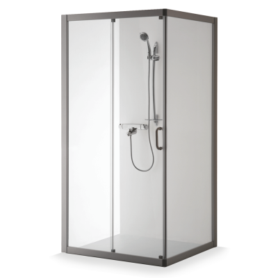 Dušo kabina Brasta Glass LAIMA 1100x900x2000 raštinis stiklas