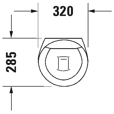 Pisuaras Duravit Starck1 320x285 paslėptais tvirtinimais - 2