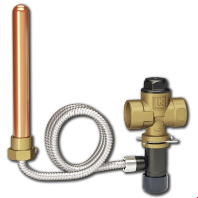 Vožtuvas katilo aušinimo ThermoSafe F¾"xM½" 97°C 1,3m