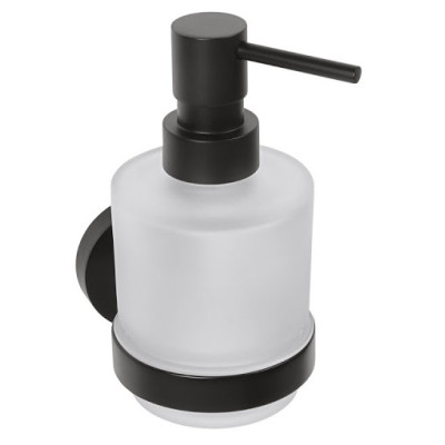 Pakabinamas muilo dozatorius Bemeta Dark, 200 ml