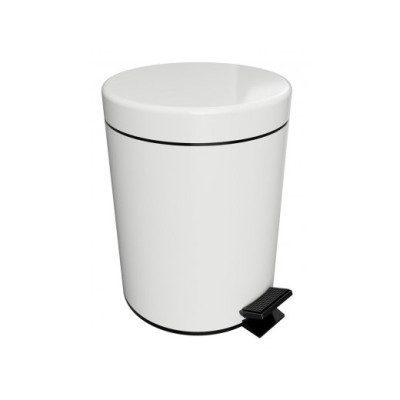 Šiukšliadėžė 5ltr balta