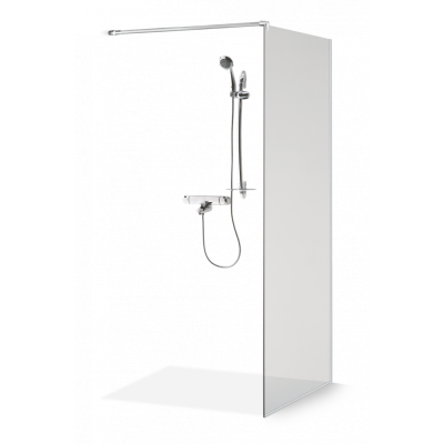 Dušo sienelė Brasta Glass DIJA 995-1001x2000 pilkas stiklas