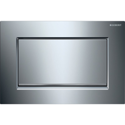 Vandens nuleidimo mygtukas Geberit Sigma10 Square, chromas/matinis chromas