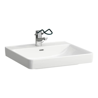 Praustuvas Laufen PRO LIBERTY 600x550x150 mm, neįgaliesiems, su 1 anga maišytuvui viduryje