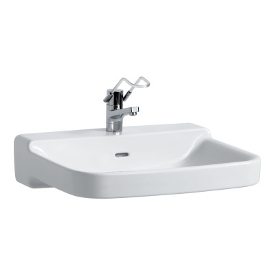Praustuvas Laufen PRO LIBERTY 650x550x160 mm, neįgaliesiems, su 1 anga maišytuvui viduryje