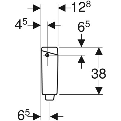 bakelis išorinis AP123 pastatomam wc puodui - 3