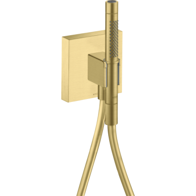 Rankinio dušo komplektas AXOR Edge 120/120 2jet, šlifuoto žalvario spalvos (Brushed Brass)