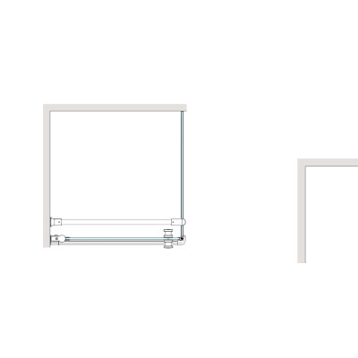 Dušo kabina Brasta Glass KRISTINA 979-988x979-988x2000 skaidrus stiklas - 6