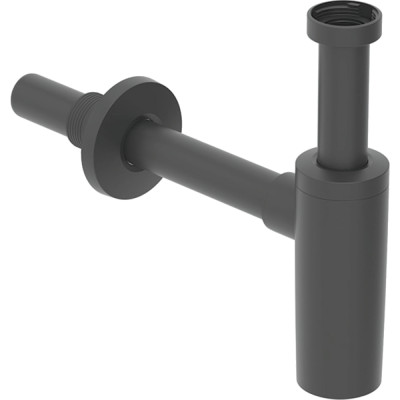 Praustuvo sifonas Geberit Ø32 mm, savaime prasivalantis, juodas matinis