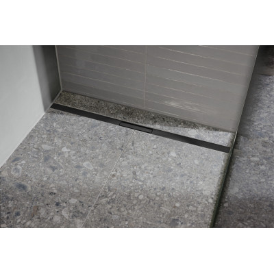 Dušo latako grotelės Geberit CleanLine30 130cm, juodos spalvos