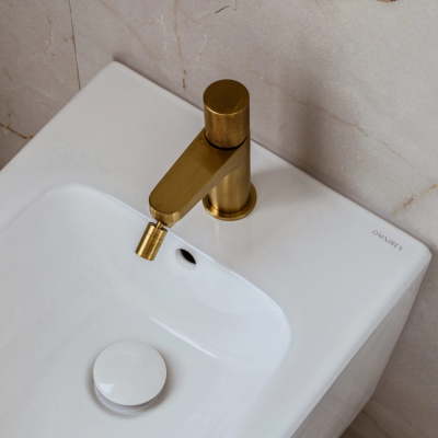 Maišytuvas Omnires CONTOUR CT8020GLB, šlifuotas auksas Maišytuvas Omnires CONTOUR CT8020GLB, šlifuotas auksas