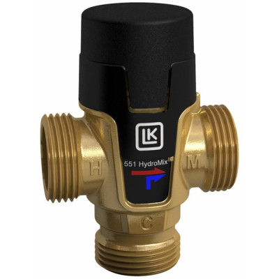 Vožtuvas pamaišymo termostatinis d25 25-45°C