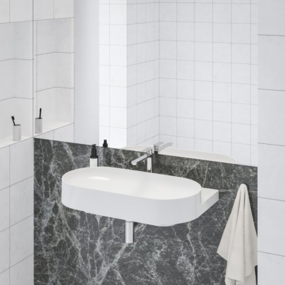 Praustuvo maišytuvas Ravak Eleganta, 220 mm, be dugno vožtuvo, chromuotas - 2