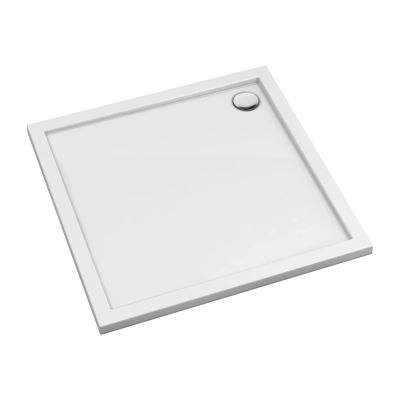 Akrilinis dušo padėklas OMNIRES MERTON 80 x 80 cm, baltas blizgus, kvadratinis, Akrilinis dušo padėklas OMNIRES MERTON 80 x 80 cm, baltas blizgus, kvadratinis,