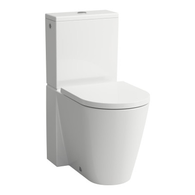Pastatomo unitazo puodas Laufen KARTELL Rimless, universaliu nuotaku (bakelis užsakomas atskirai)