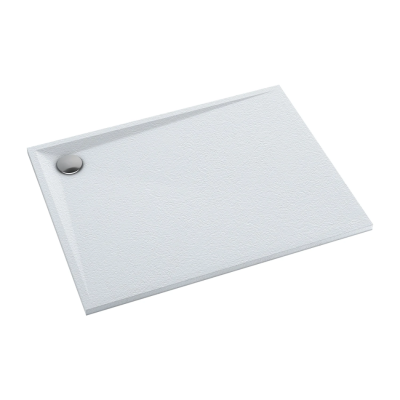 Kompozitinis dušo padėklas OMNIRES STONEN 80 x 100 cm, baltas matinis, stačiakampis, Kompozitinis dušo padėklas OMNIRES STONEN 80 x 100 cm, baltas matinis, stačiakampis,